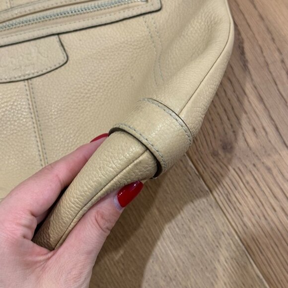 GUC Coach F14679 Penelope‎ Hippie Leather Crossbody Bag - Cream - Picture 5 of 8